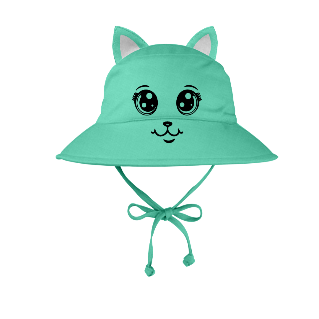Infant Bucket Hat with Drawstring – Soft, Protective & Stylish