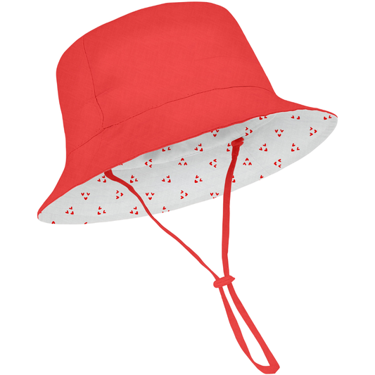 Infant Bucket Hat with Drawstring – Soft, Protective & Stylish