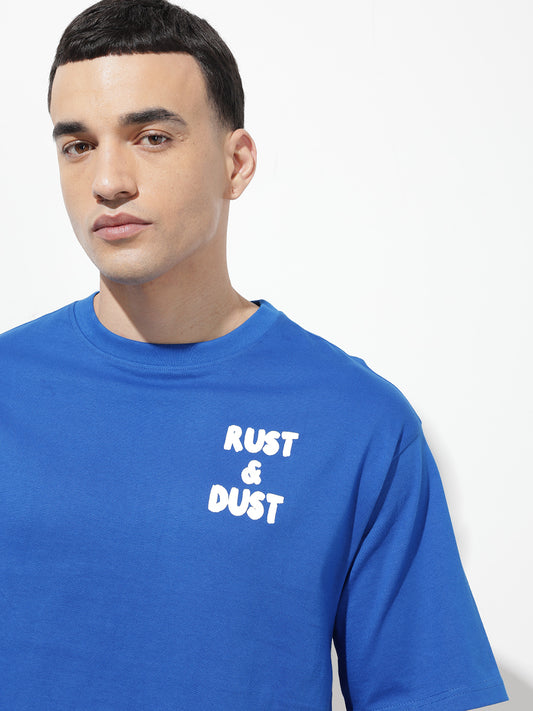 Printed Relaxed-Fit Round Neck T-Shirt