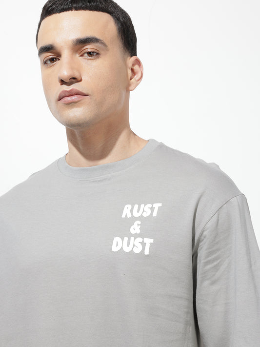 Graphic Printed Pure Cotton Relaxed Fit T-Shirt