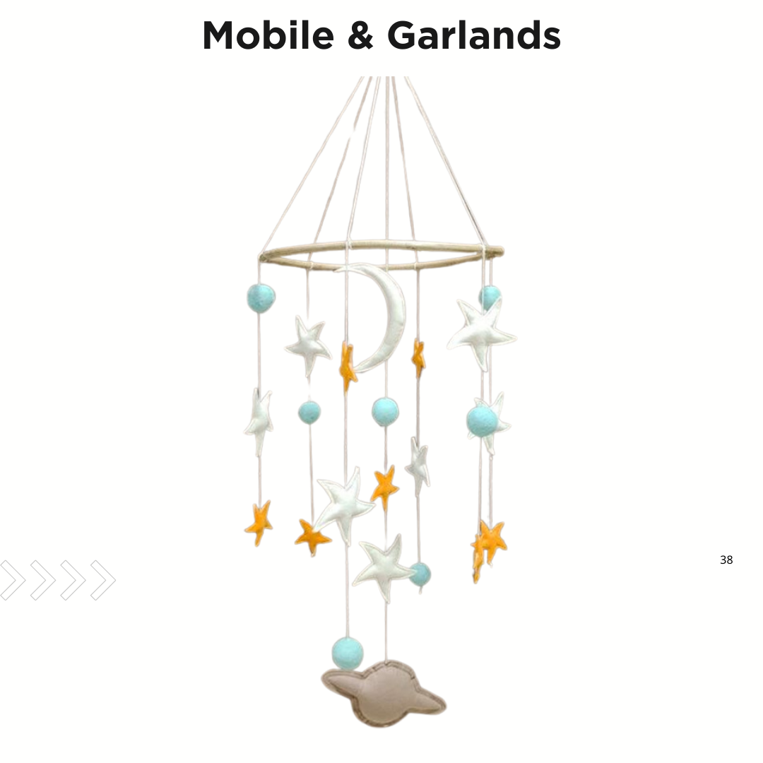 INFANTS MOBILE AND GARLANDS