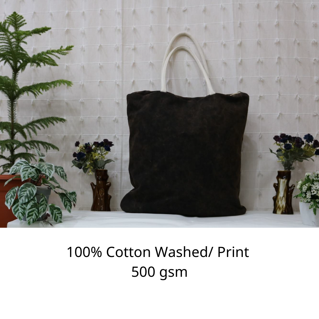 100% COTTON WASHED/PRINT 500 GSM