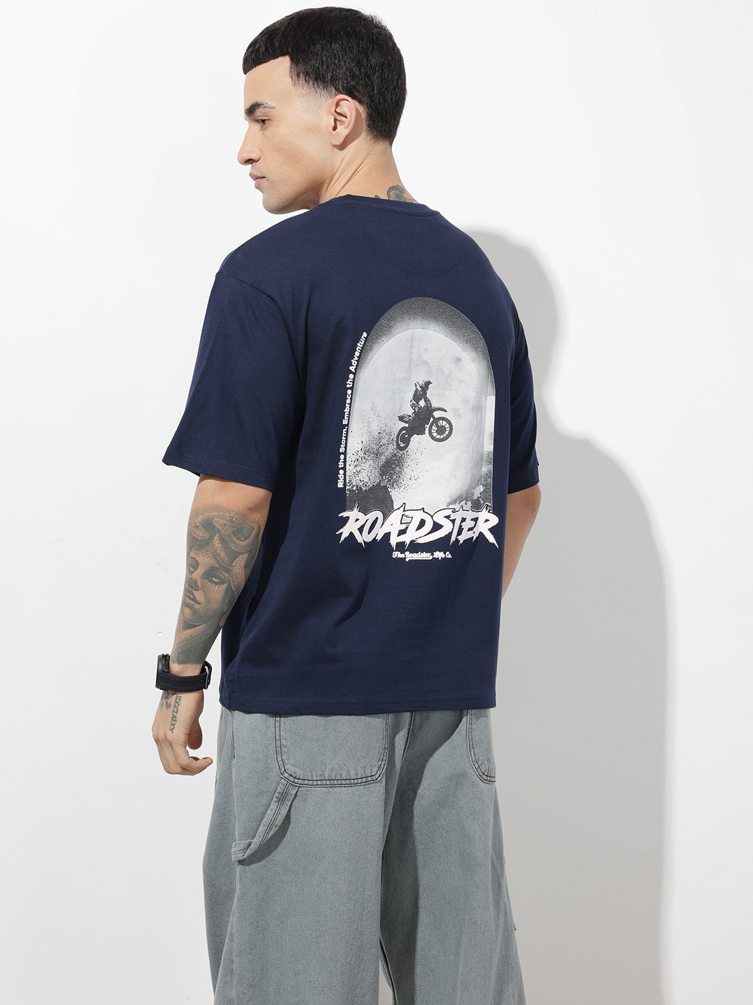 Graphic Printed Pure Cotton Relaxed Fit T-Shirt