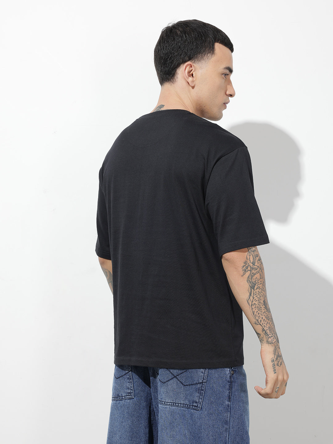 Graphic Printed Pure Cotton Relaxed Fit T-Shirt