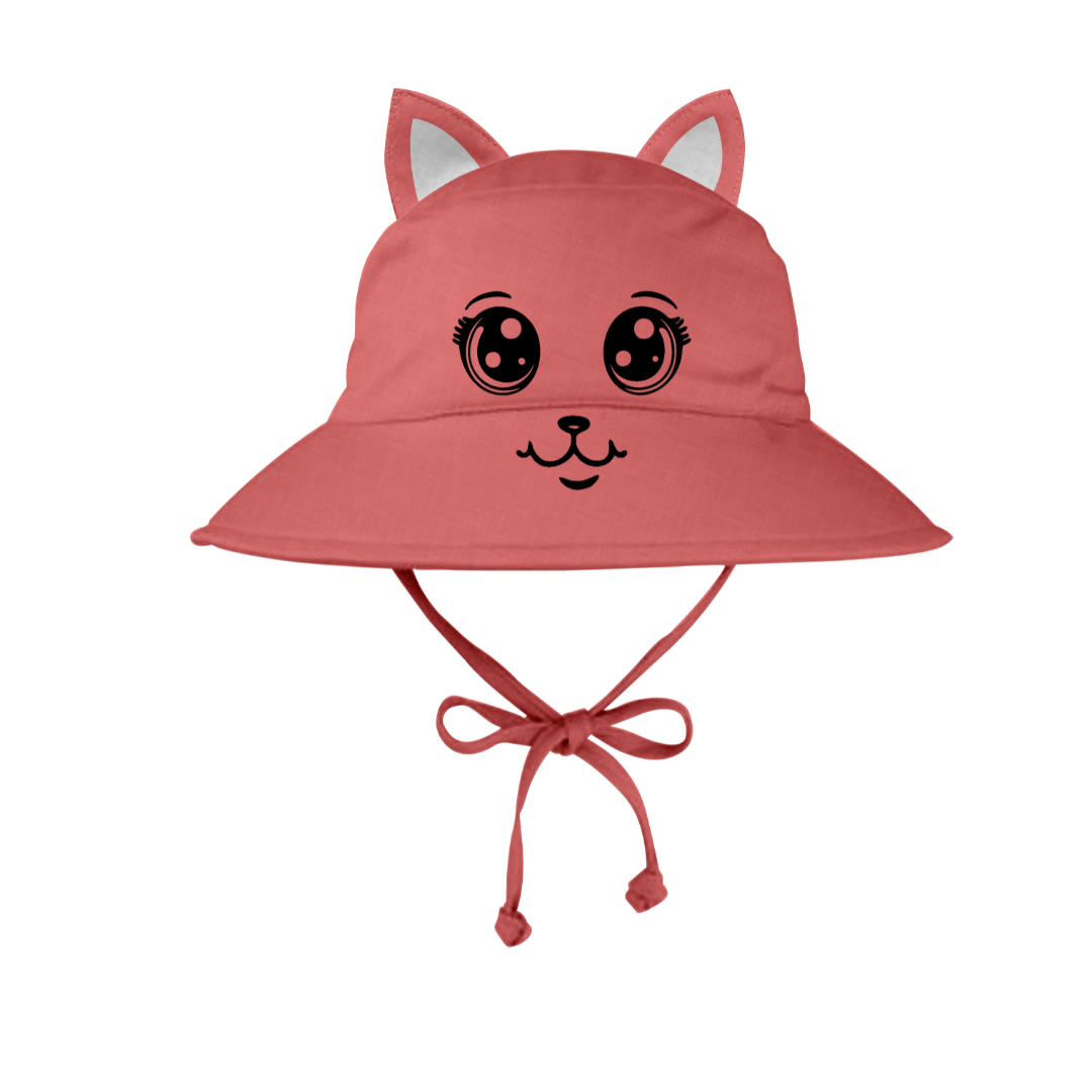 Infant Bucket Hat with Drawstring – Soft, Protective & Stylish
