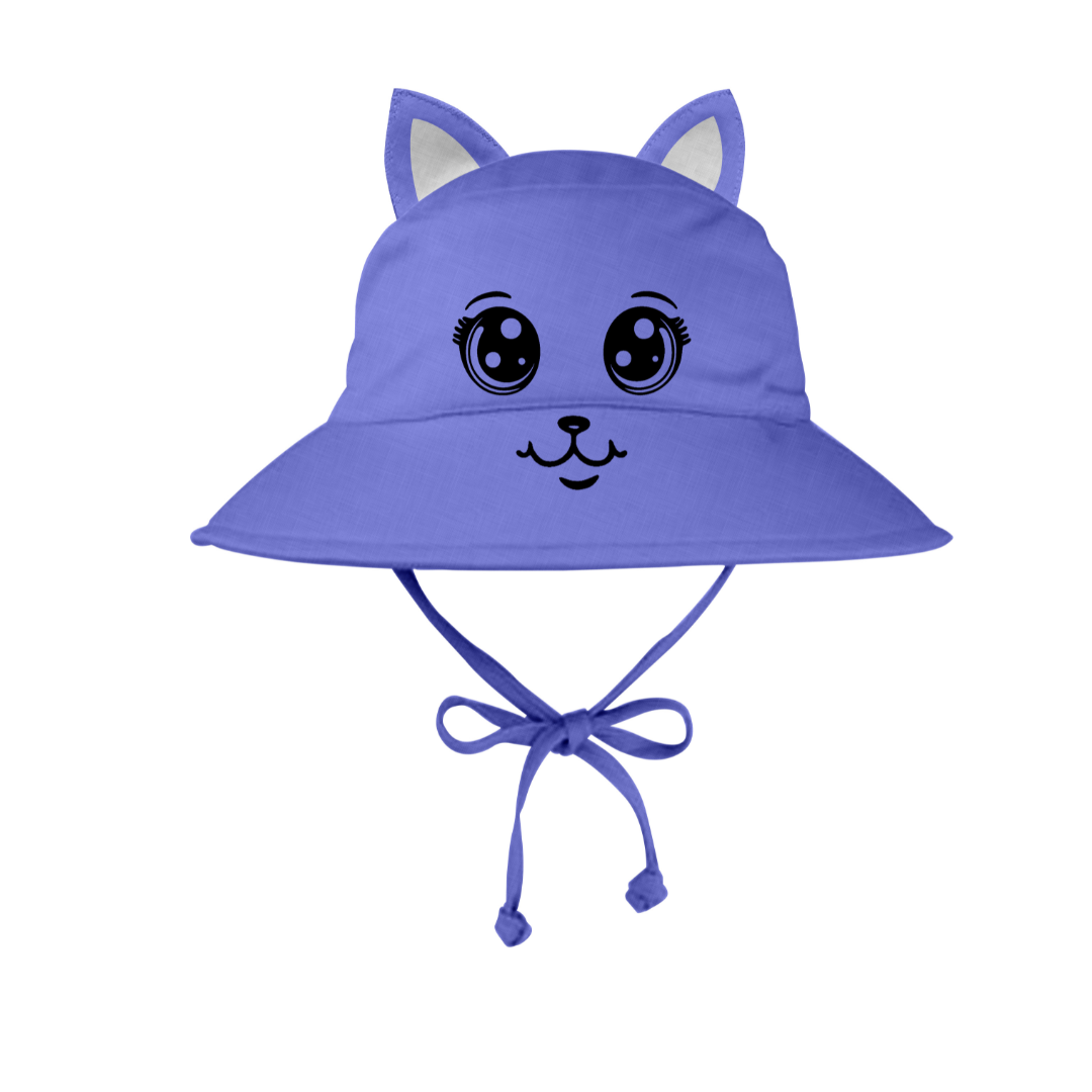 Infant Bucket Hat with Drawstring – Soft, Protective & Stylish