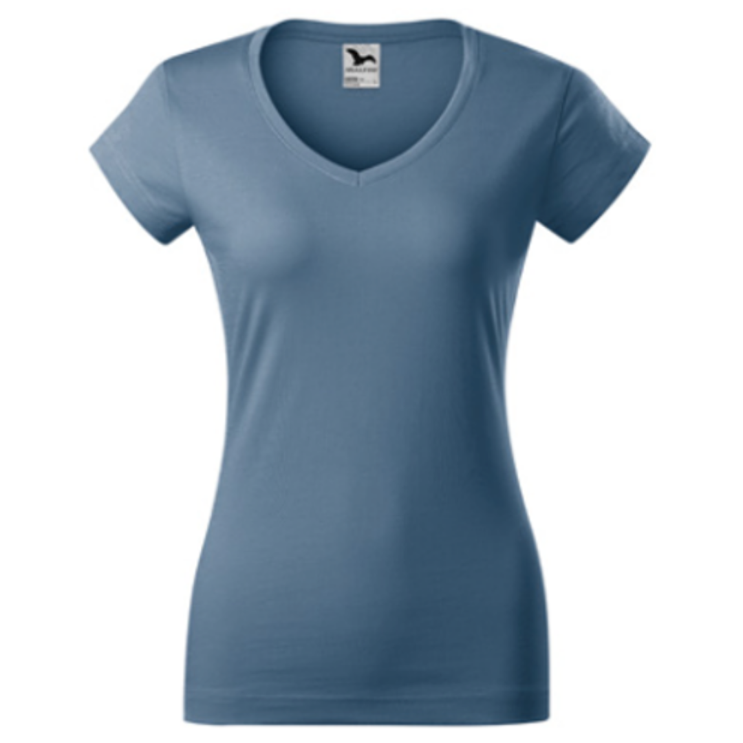 BASIC V NECK T SHIRT WOMEN