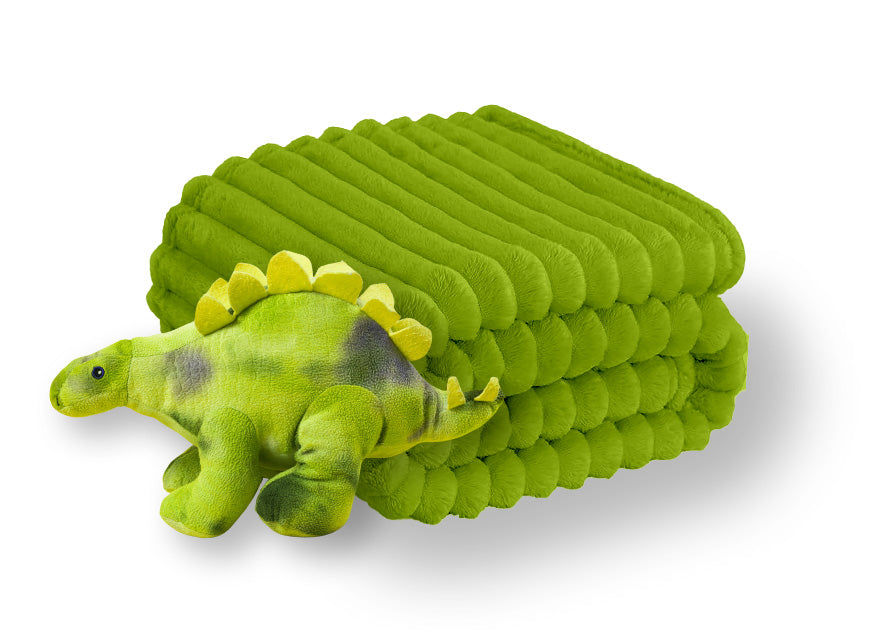 Ultra-Soft Bamboo Fleece Infant Blanket with Travel Toy