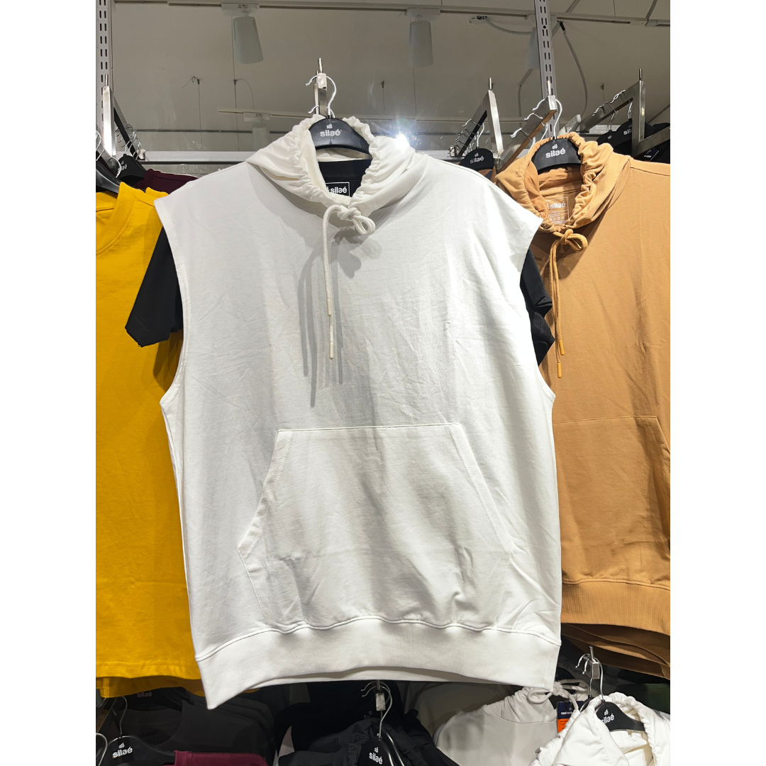 RELAX SLEEVELESS SWEAT SHIRT