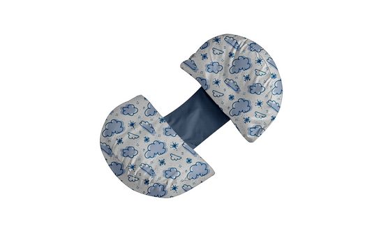 Splittable Full Body Maternity Pillow – Memory Foam with Stretchable Wedge Support