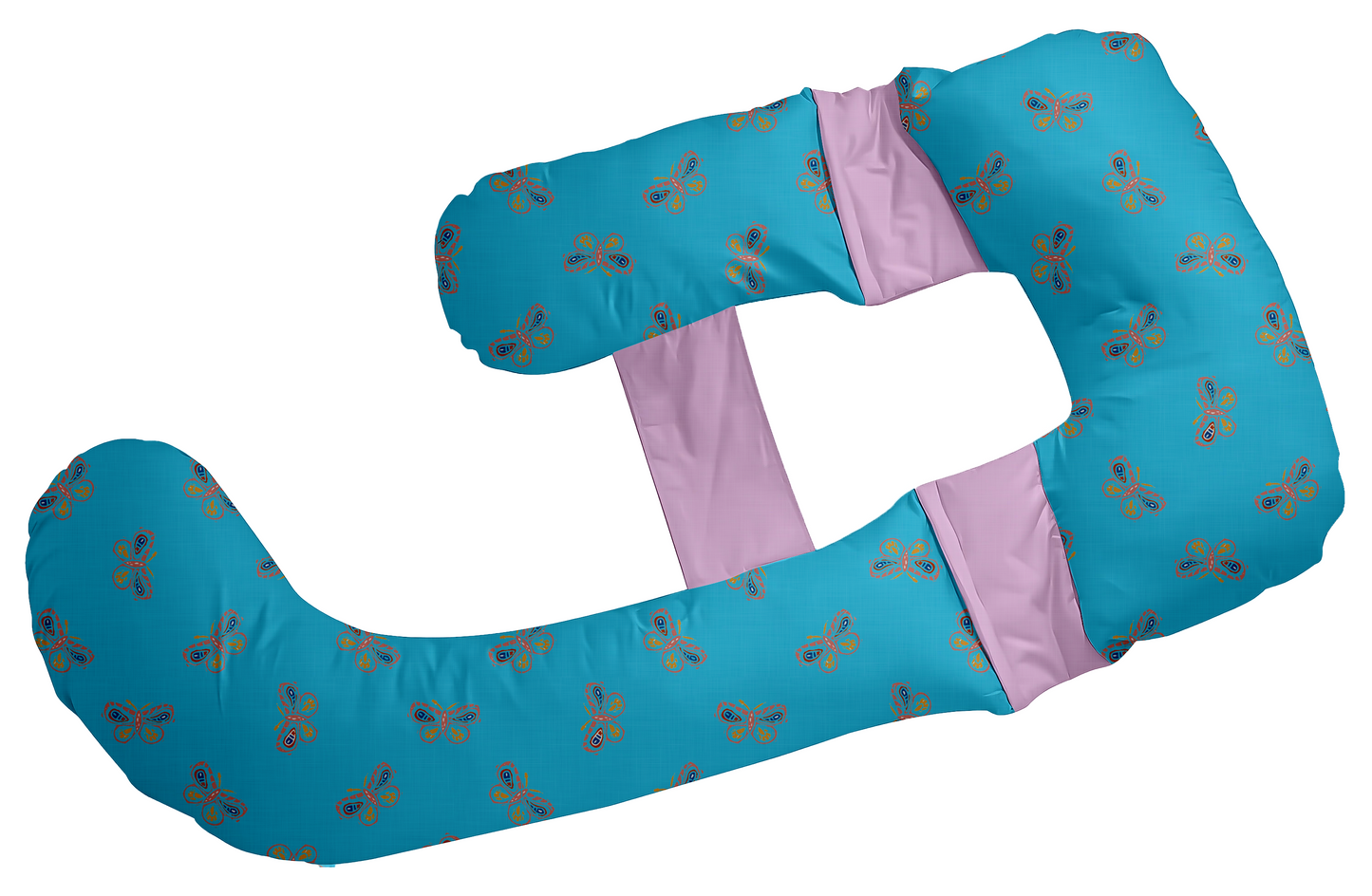 Splittable Full Body Maternity Pillow – Memory Foam with Stretchable Wedge Support