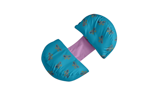 Splittable Full Body Maternity Pillow – Memory Foam with Stretchable Wedge Support