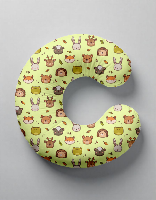 Ergonomic Nursing Pillow – Soft Viscose Cover & Memory Foam Support