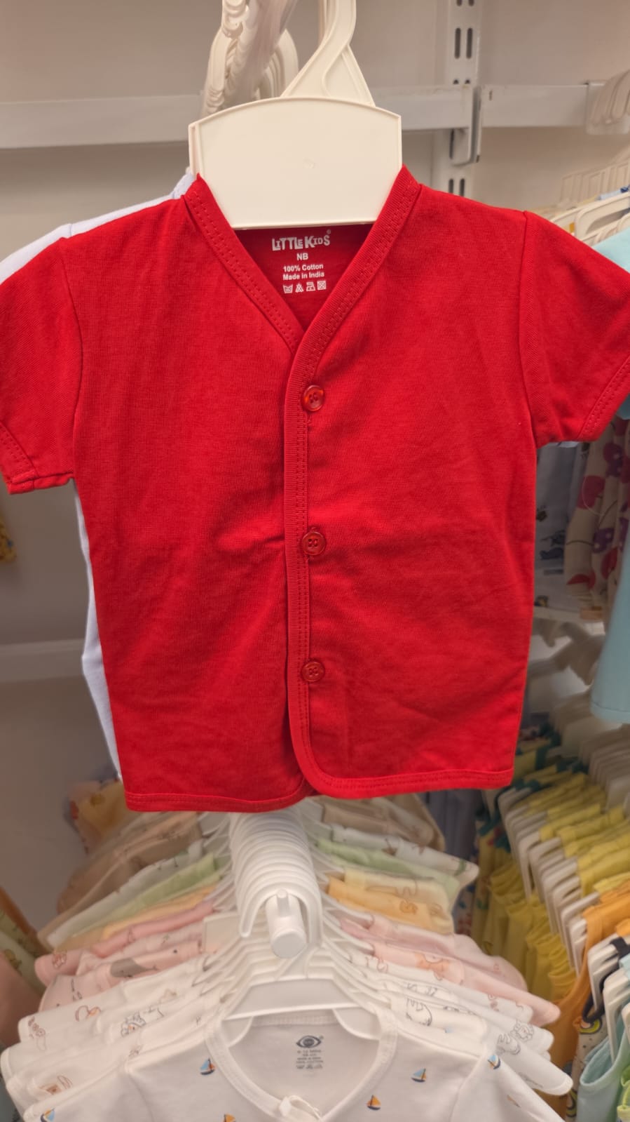 VEST NB REDLITTLE KIDS