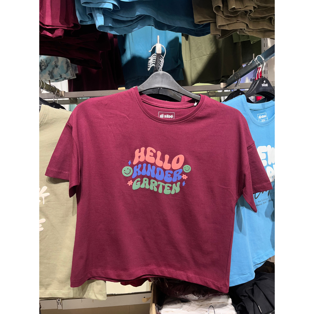 WOMENS CROP TOP - HELLO