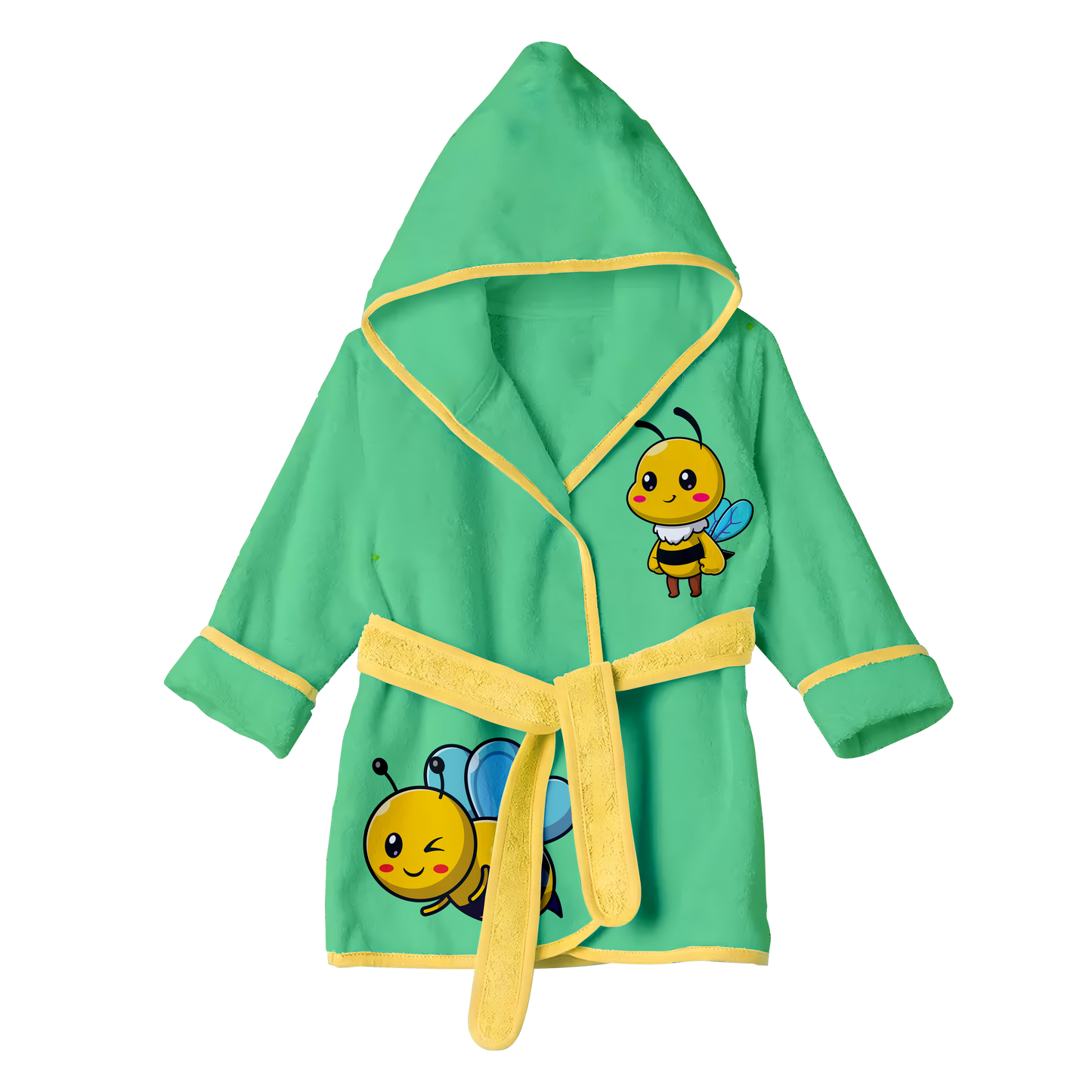 Ultra-Soft Bamboo Terry Bathrobe – DTG Print & Patch