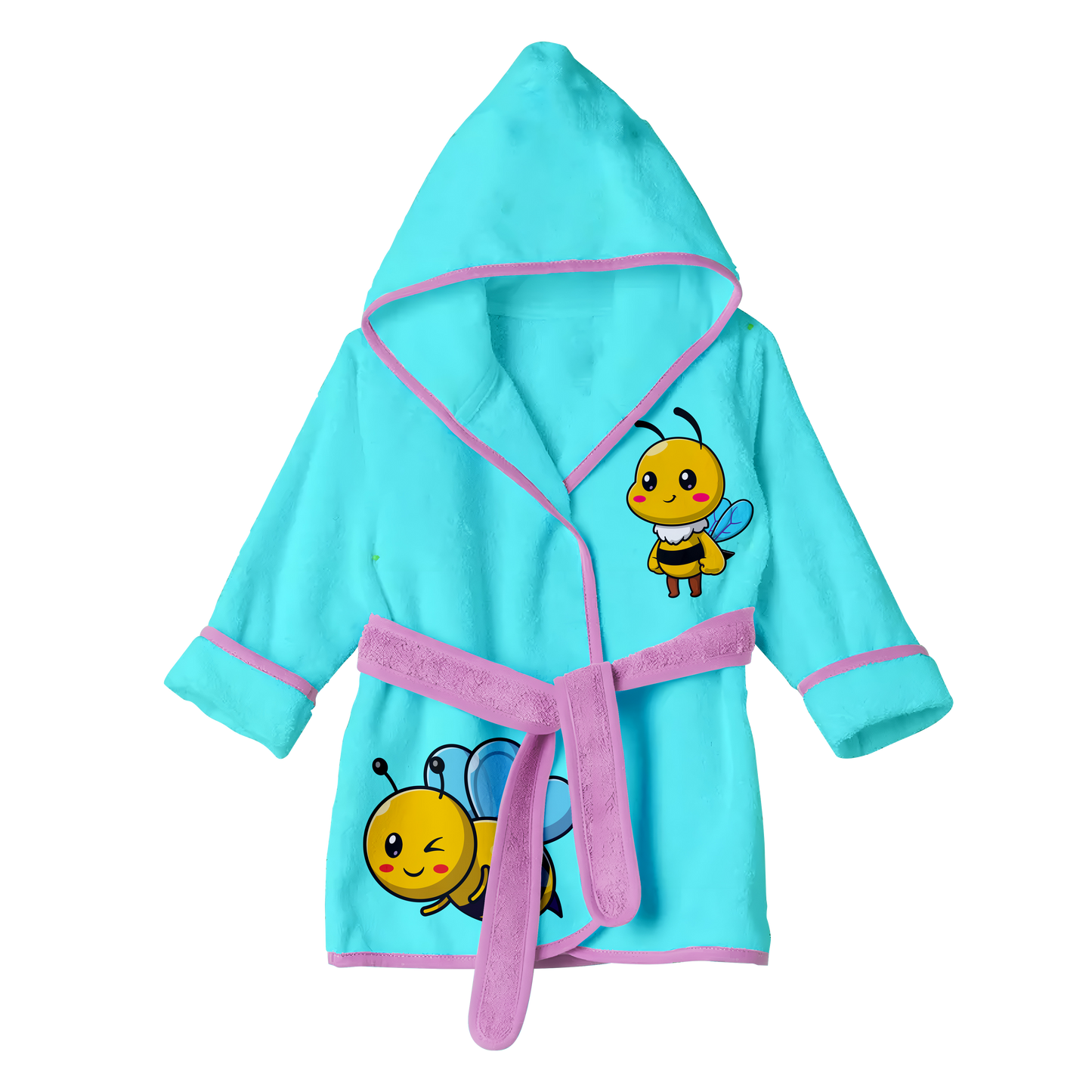 Ultra-Soft Bamboo Terry Bathrobe – DTG Print & Patch