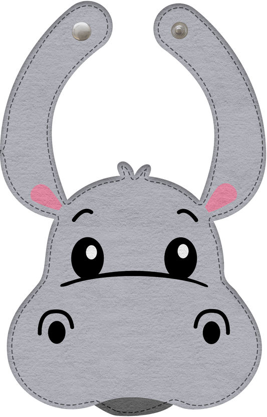 Cute Donkey Face Bib – Soft, Stretchy & Mess-Free