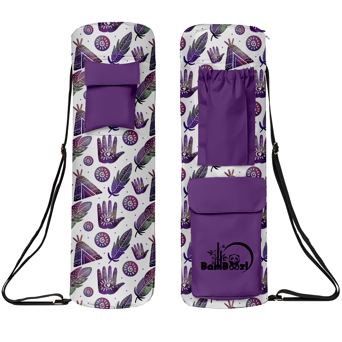 Shoulder Yoga Mat Sling Bag – Waterproof & Functional with Sport Towel