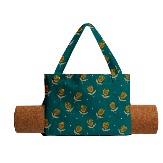 Multi-Functional Yoga Mat Tote Bag – Waterproof Gym & Travel Bag with Wet Pocket