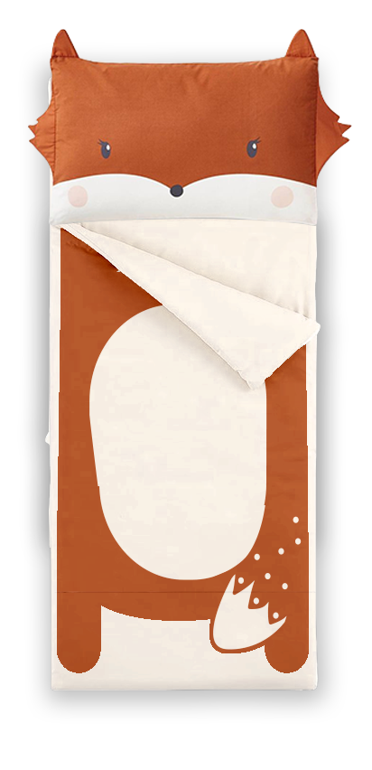 Fox-Shaped Sleeping Bag – Soft, Cozy & Playful Comfort