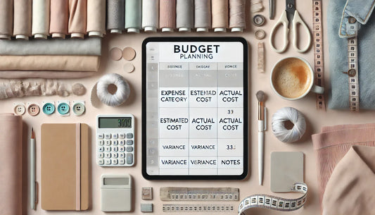 Budget Planner Template for Your First Fashion Collection