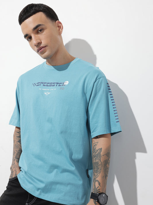 Printed Pure Cotton Relaxed-Fit T-Shirt