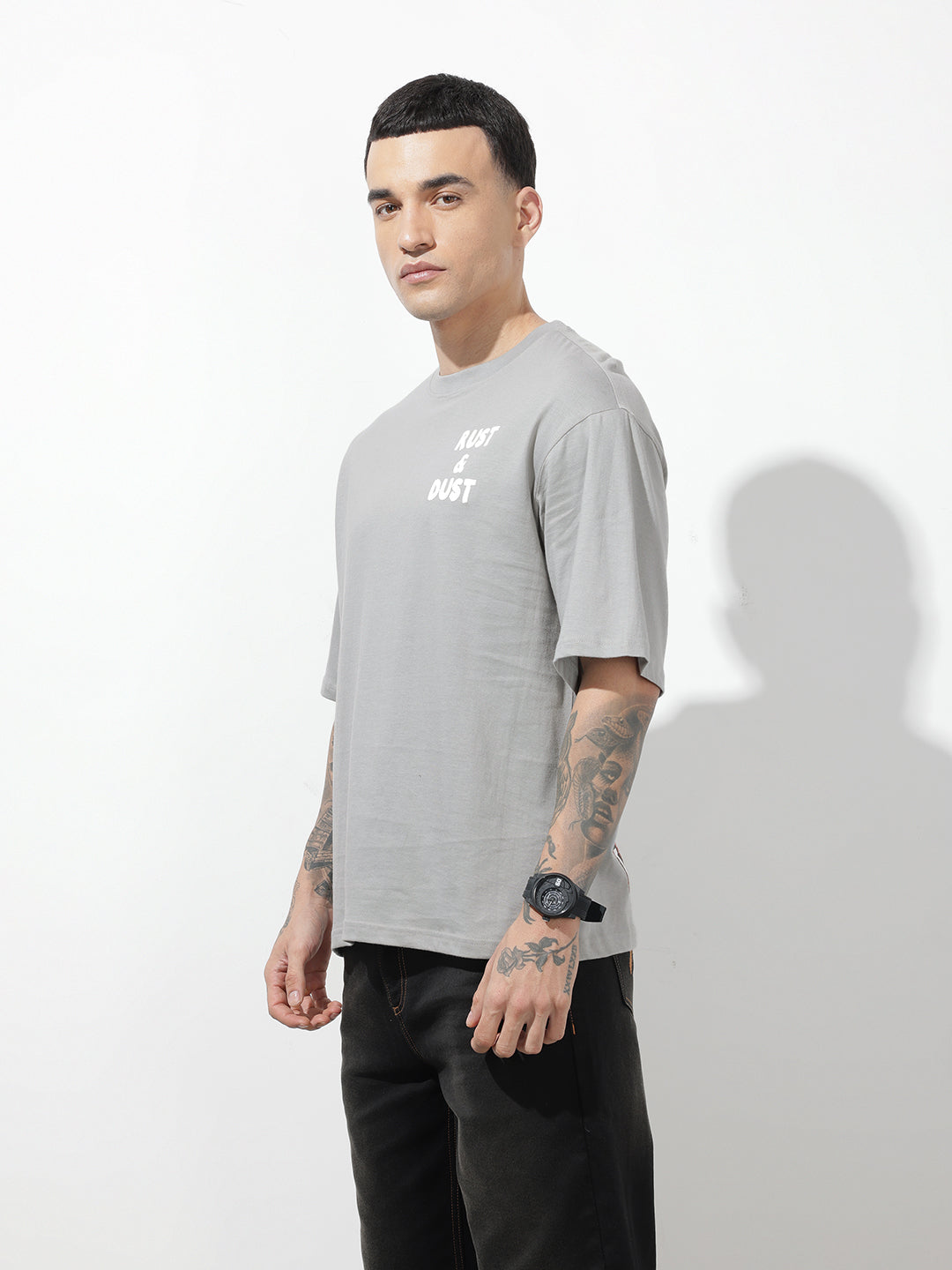 Graphic Printed Pure Cotton Relaxed Fit T-Shirt