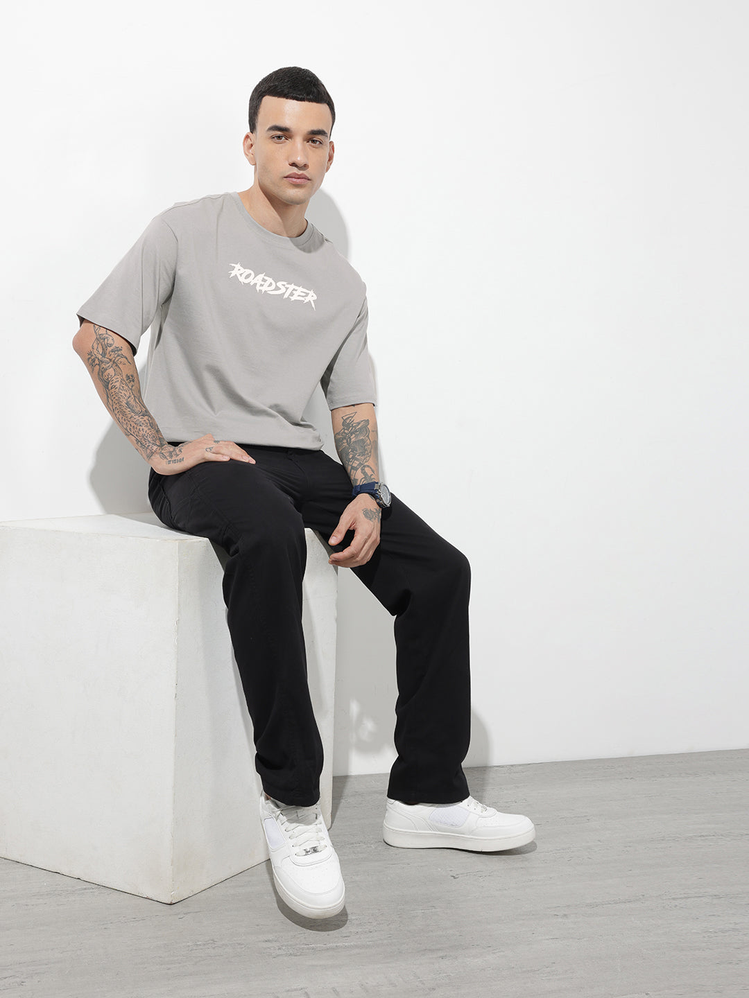 Graphic Printed Pure Cotton Relaxed Fit T-Shirt