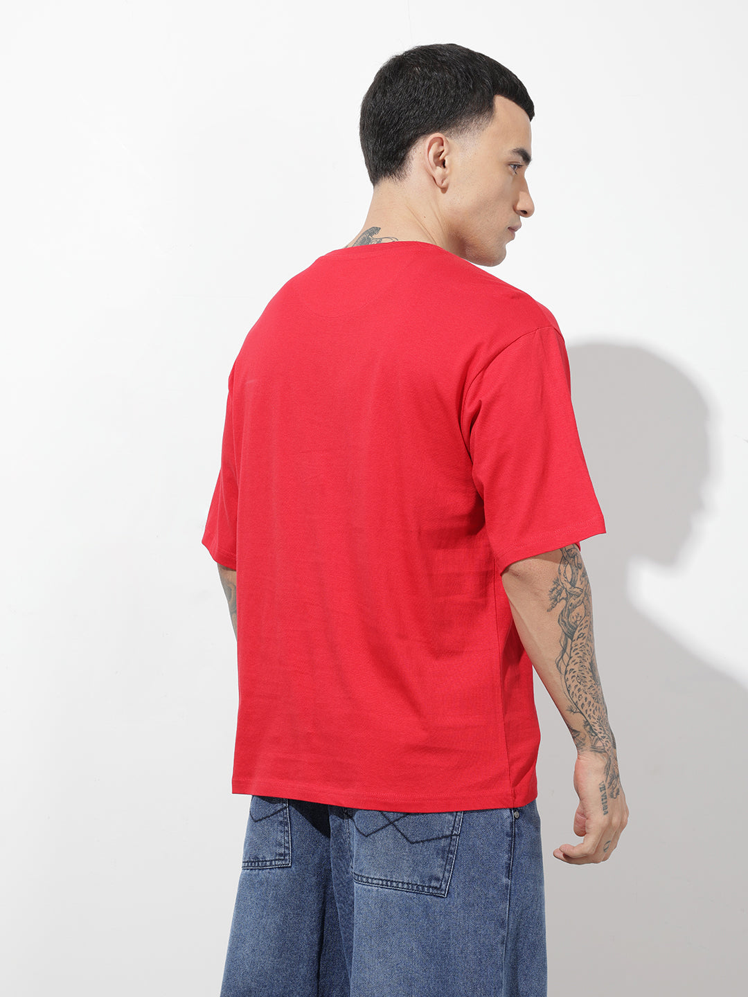 Graphic Printed Pure Cotton Relaxed Fit T-Shirt