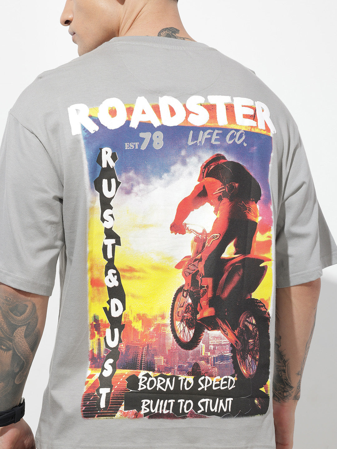 Graphic Printed Pure Cotton Relaxed Fit T-Shirt