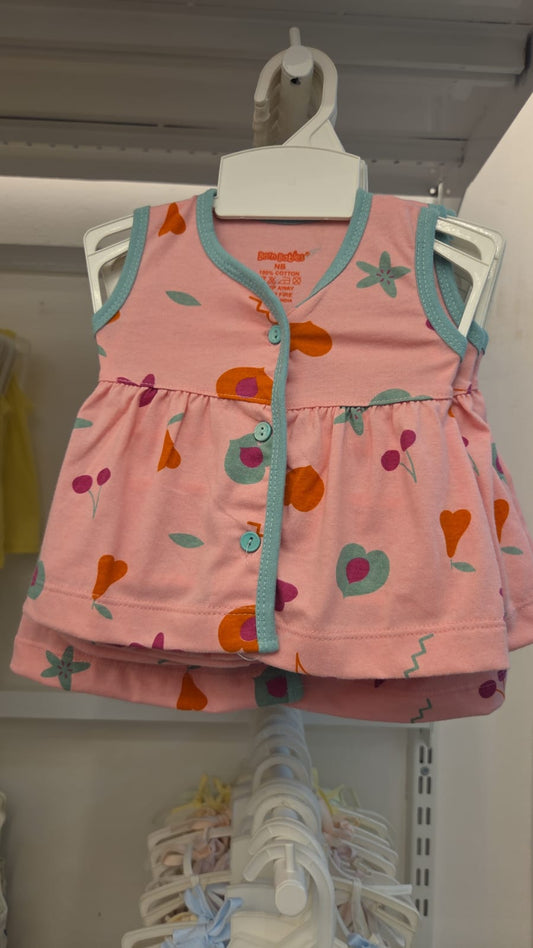 FROCK NB PINK