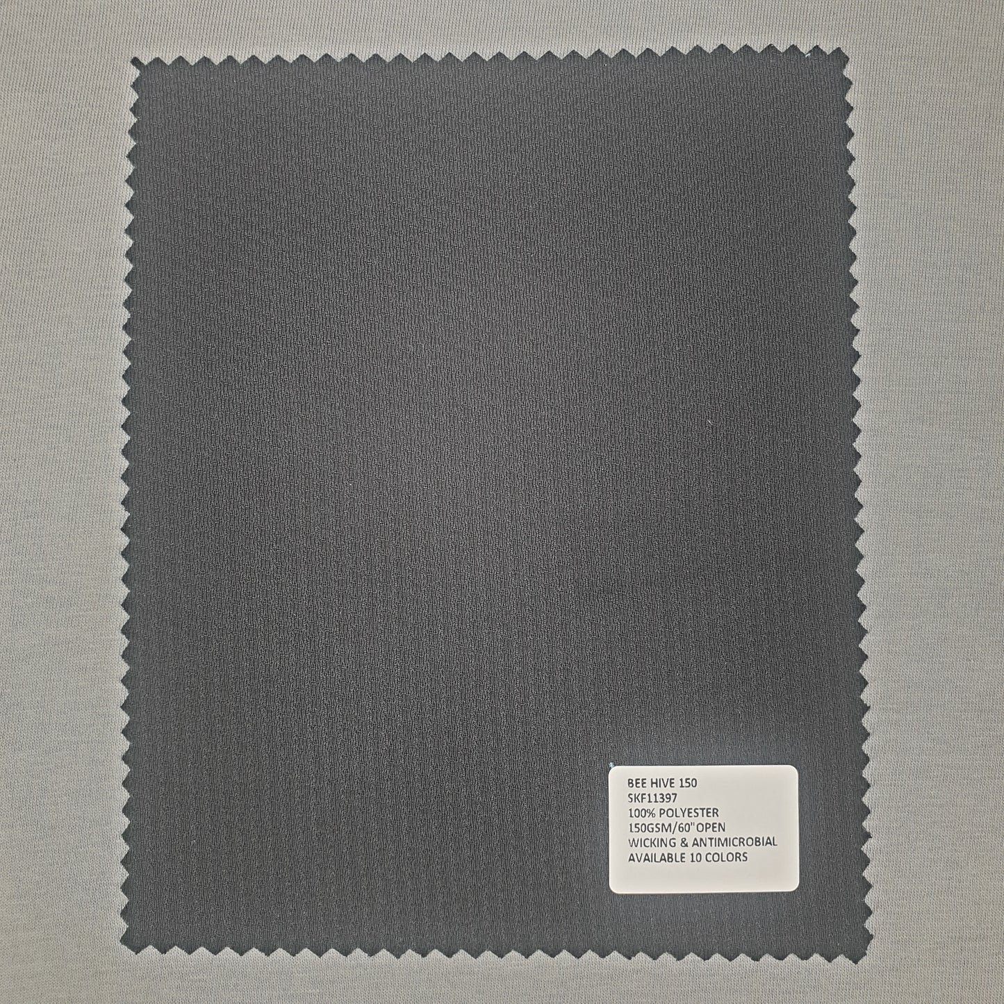 Beehive Design 100% Micro Polyester Interlock – 150 GSM (Antimicrobial, Superwick)