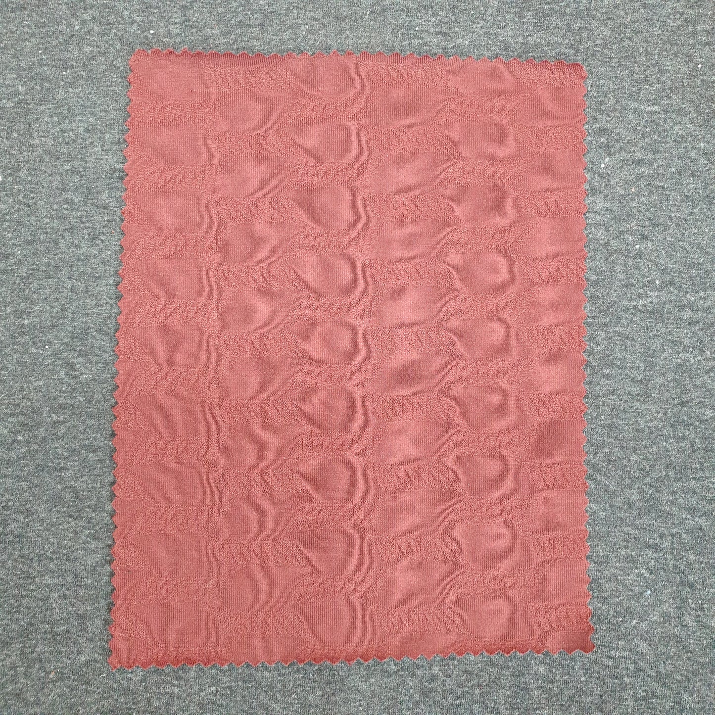 90% Polyester, 10% Spandex KNOT Fabric – 220 GSM, Woven, Unique Knot Pattern