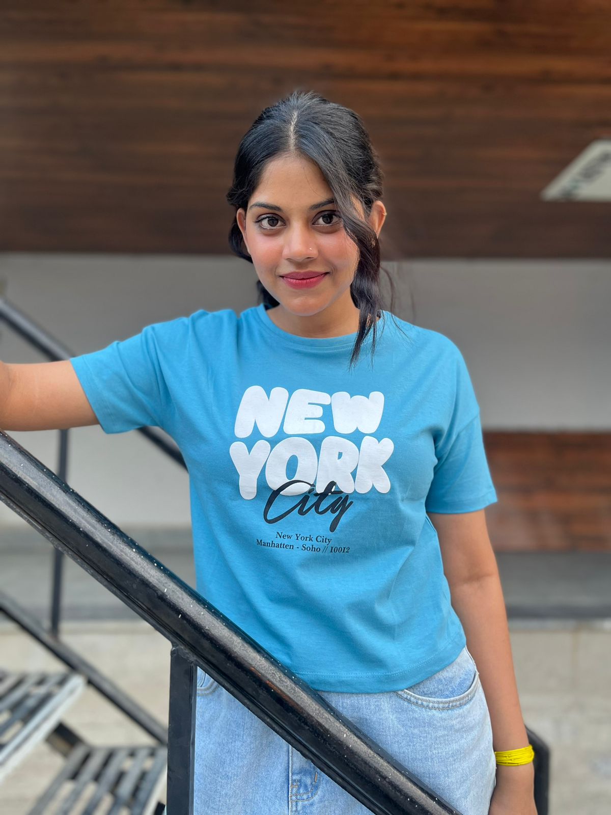 WOMENS CROP TOP - NEW YORK